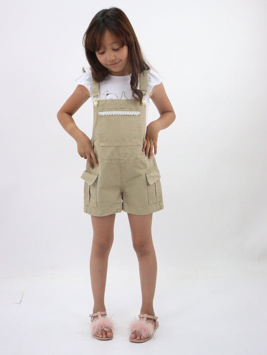 Short peto de color khaki