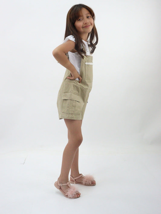 Short peto de color khaki