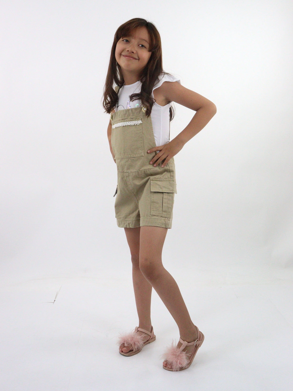 Short peto de color khaki