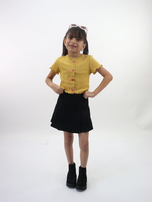 Short/falda de color negro