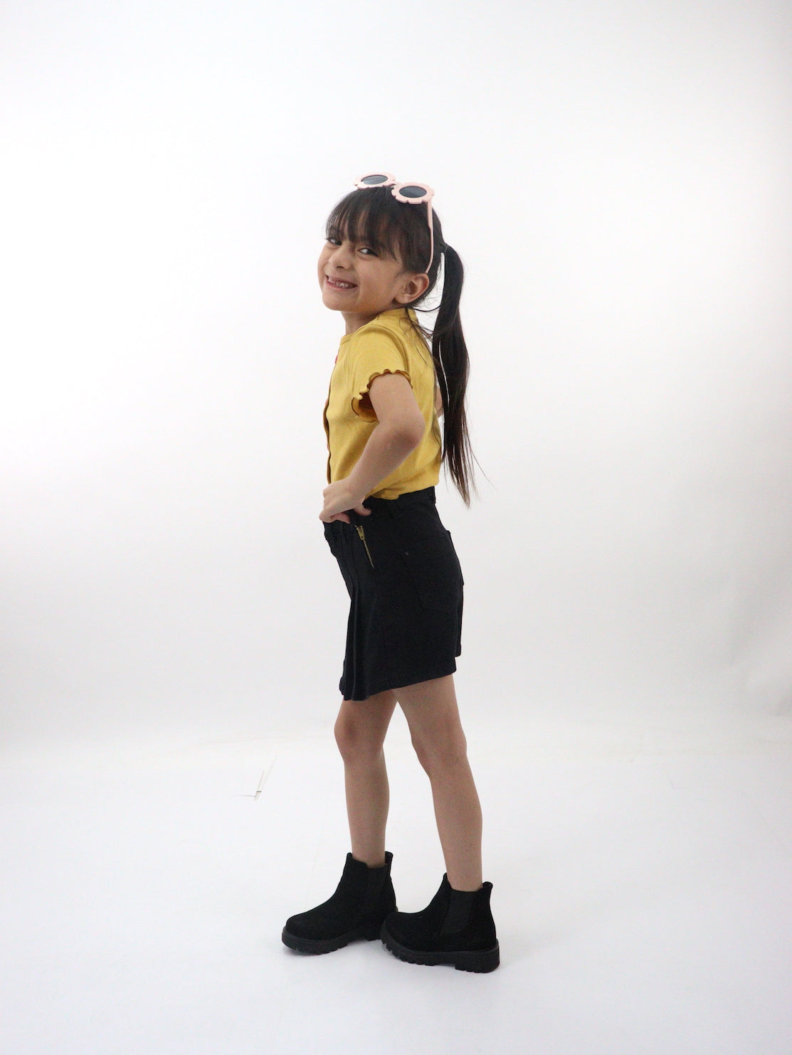 Short/falda de color negro