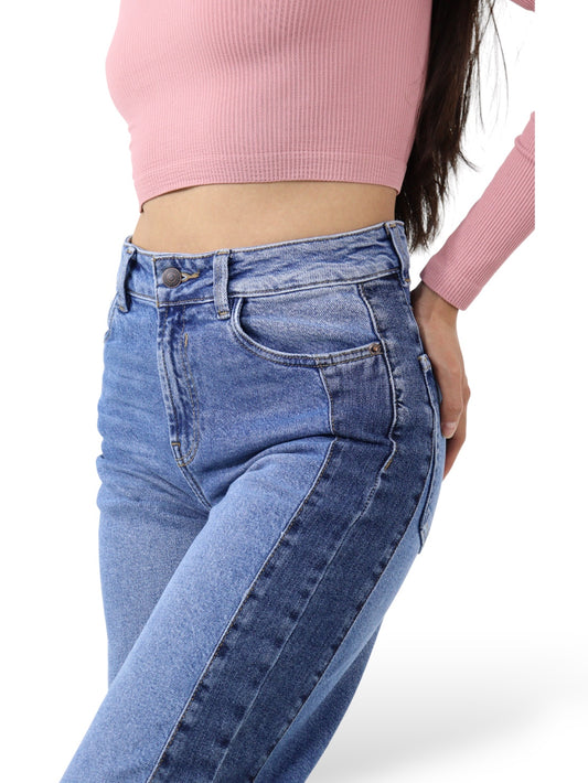 Jeans Baggy-Tiro Alto