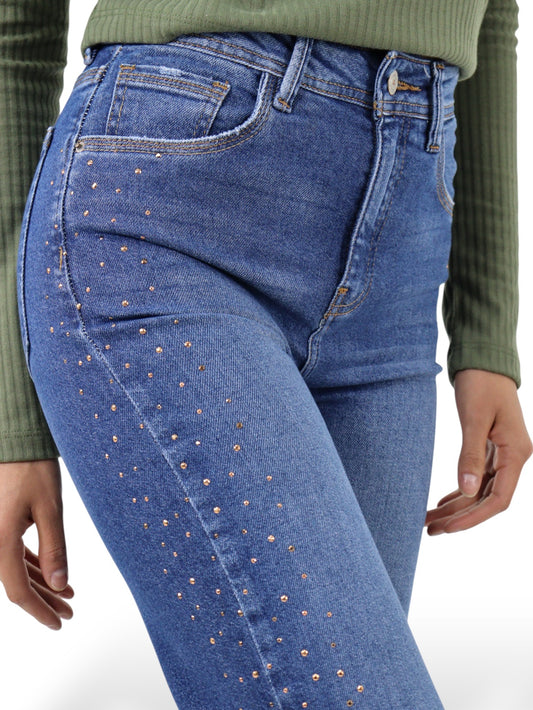 Jeans Wide Leg Brillos