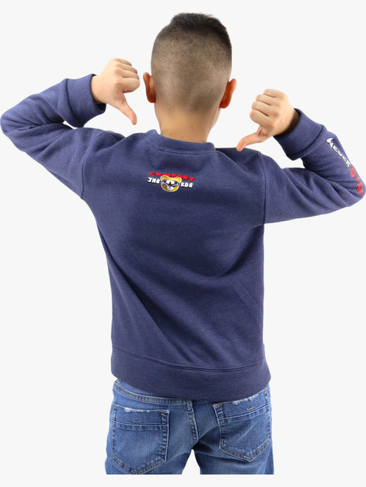 Sudadera cerrada con estampado de oso