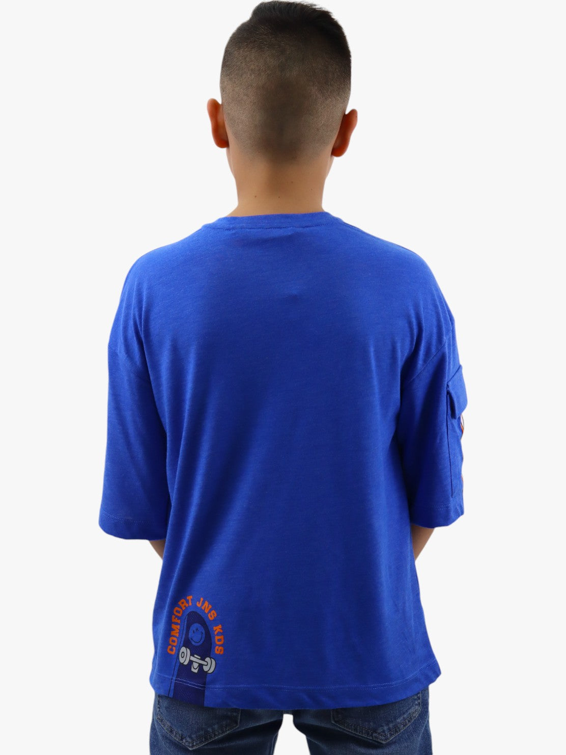 Playera oversize smiley