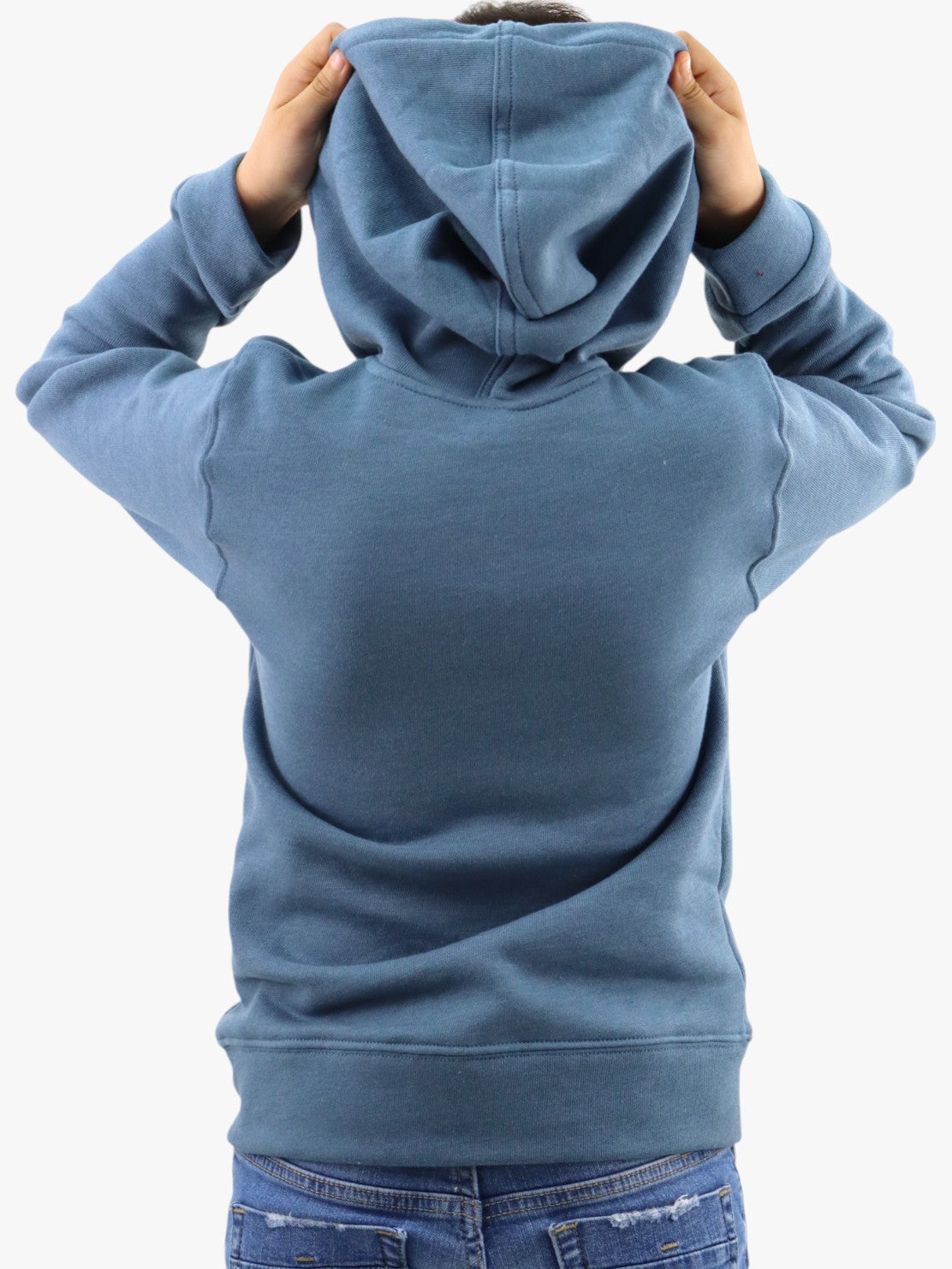 Sudadera con cremallera de color verde cerceta