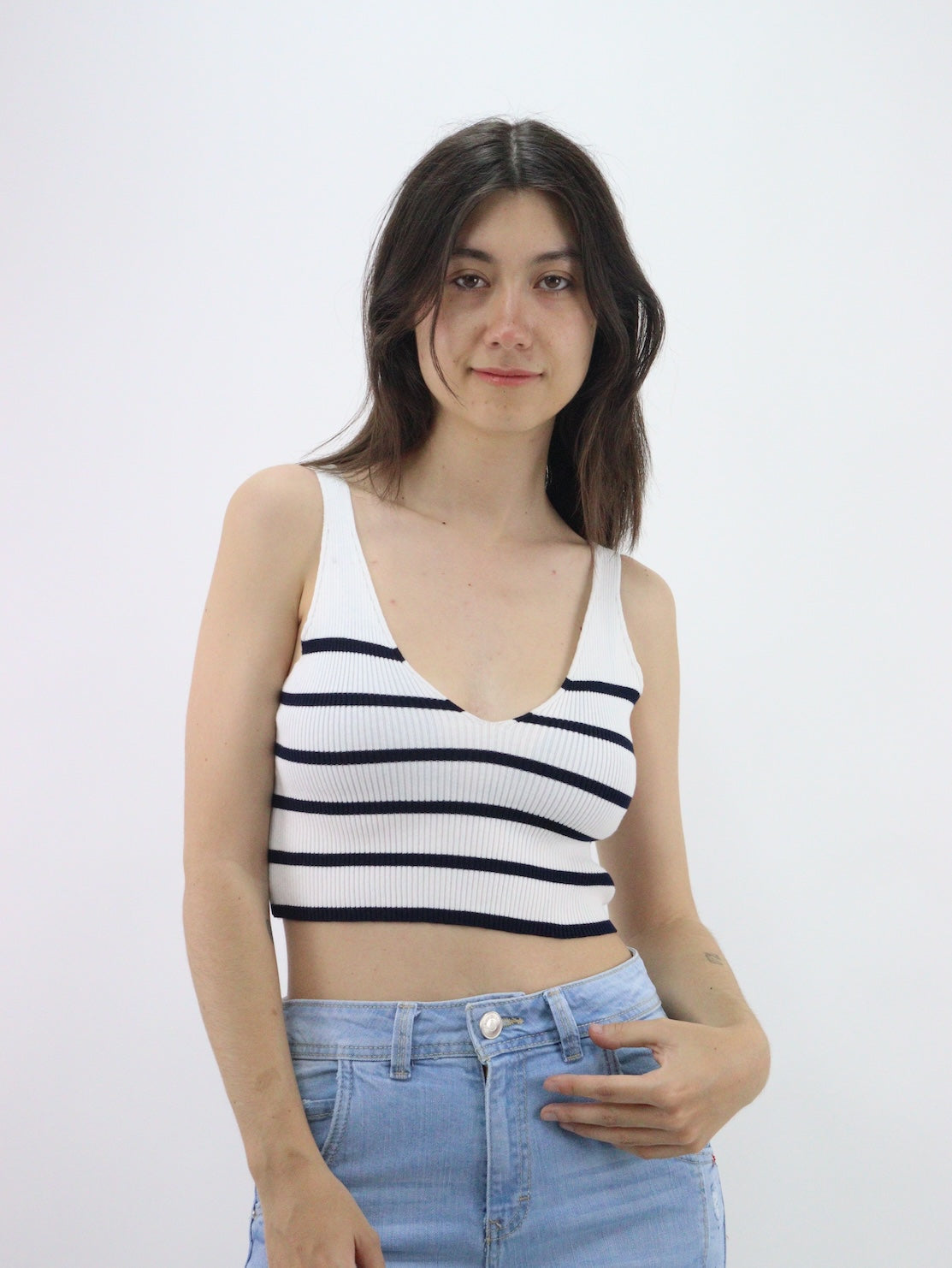 Blusa tank a rayas