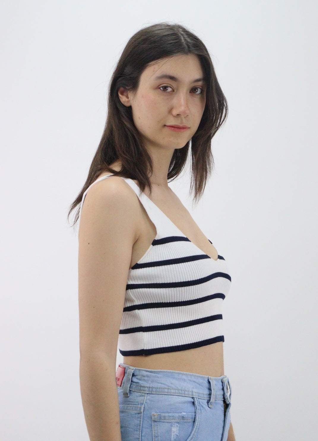 Blusa tank a rayas