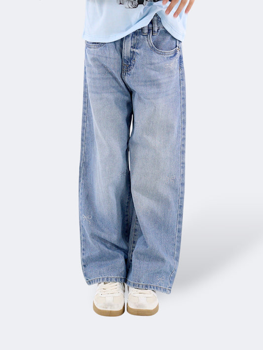 Jeans Wide Leg Brillos
