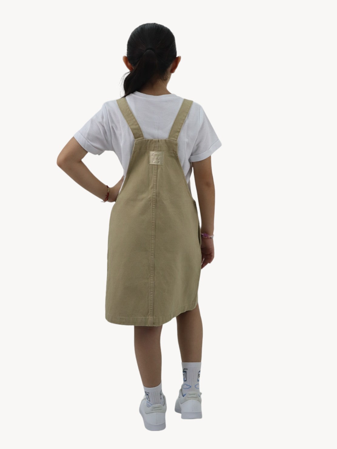 Jumper de color khaki con detalle floral