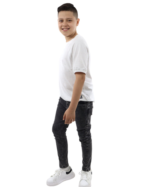 Jeans skinny con snow