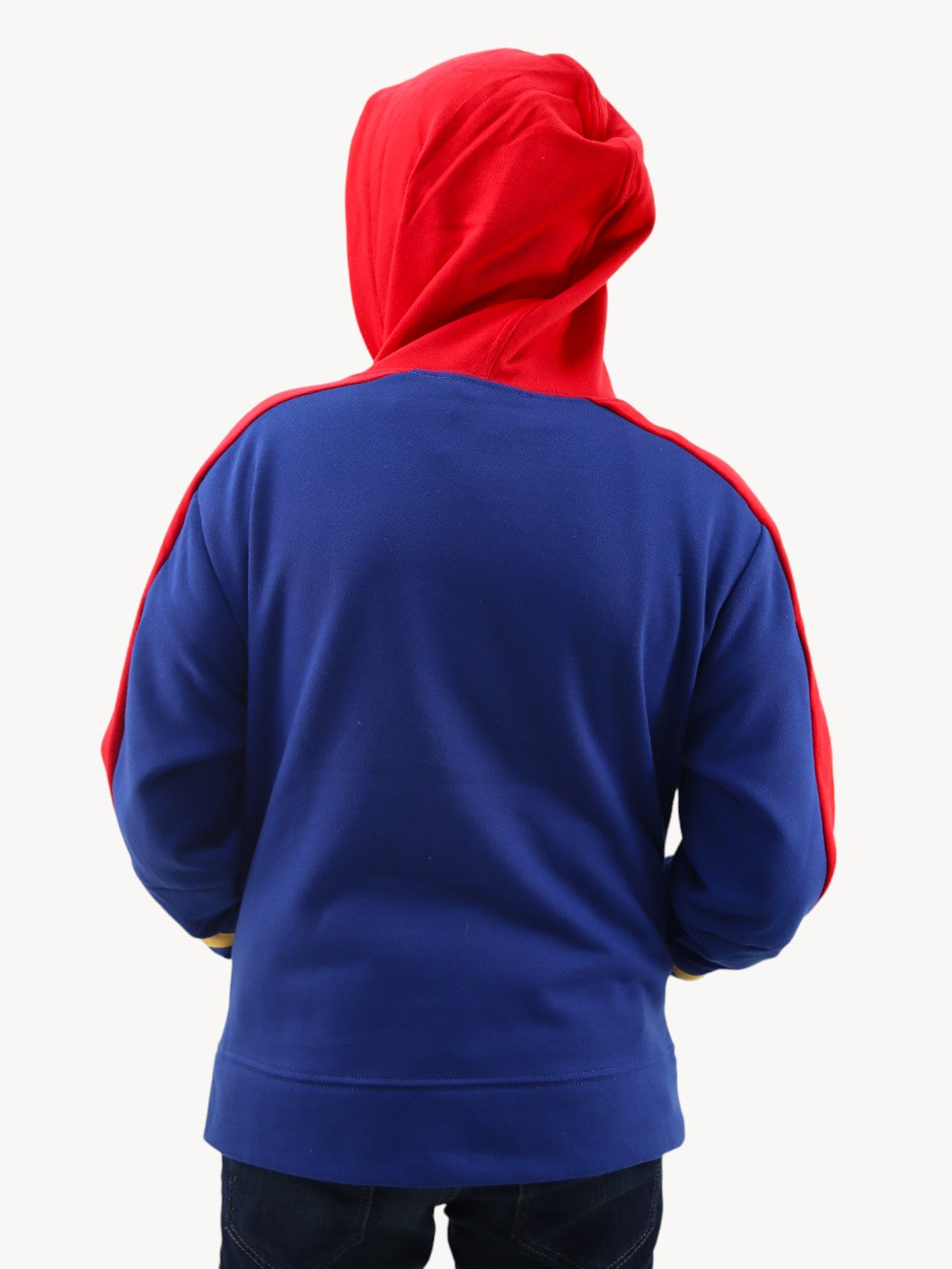 Sudadera cerrada de color combinado