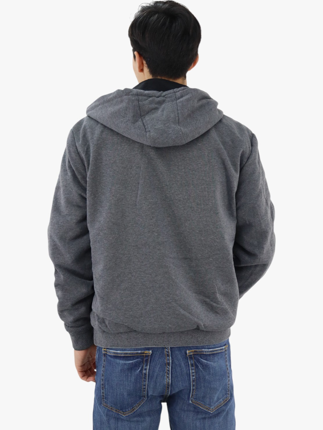 Chamarra doble vista de color combinado