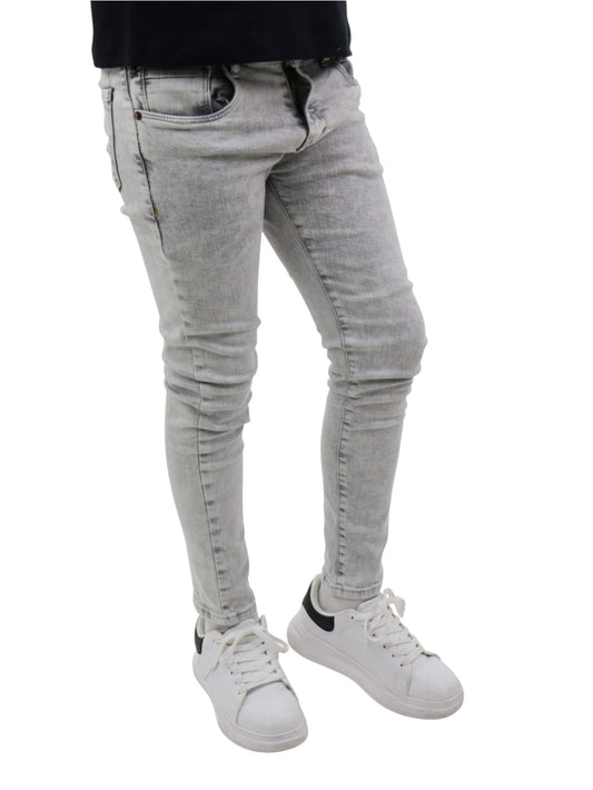Jeans skinny gris