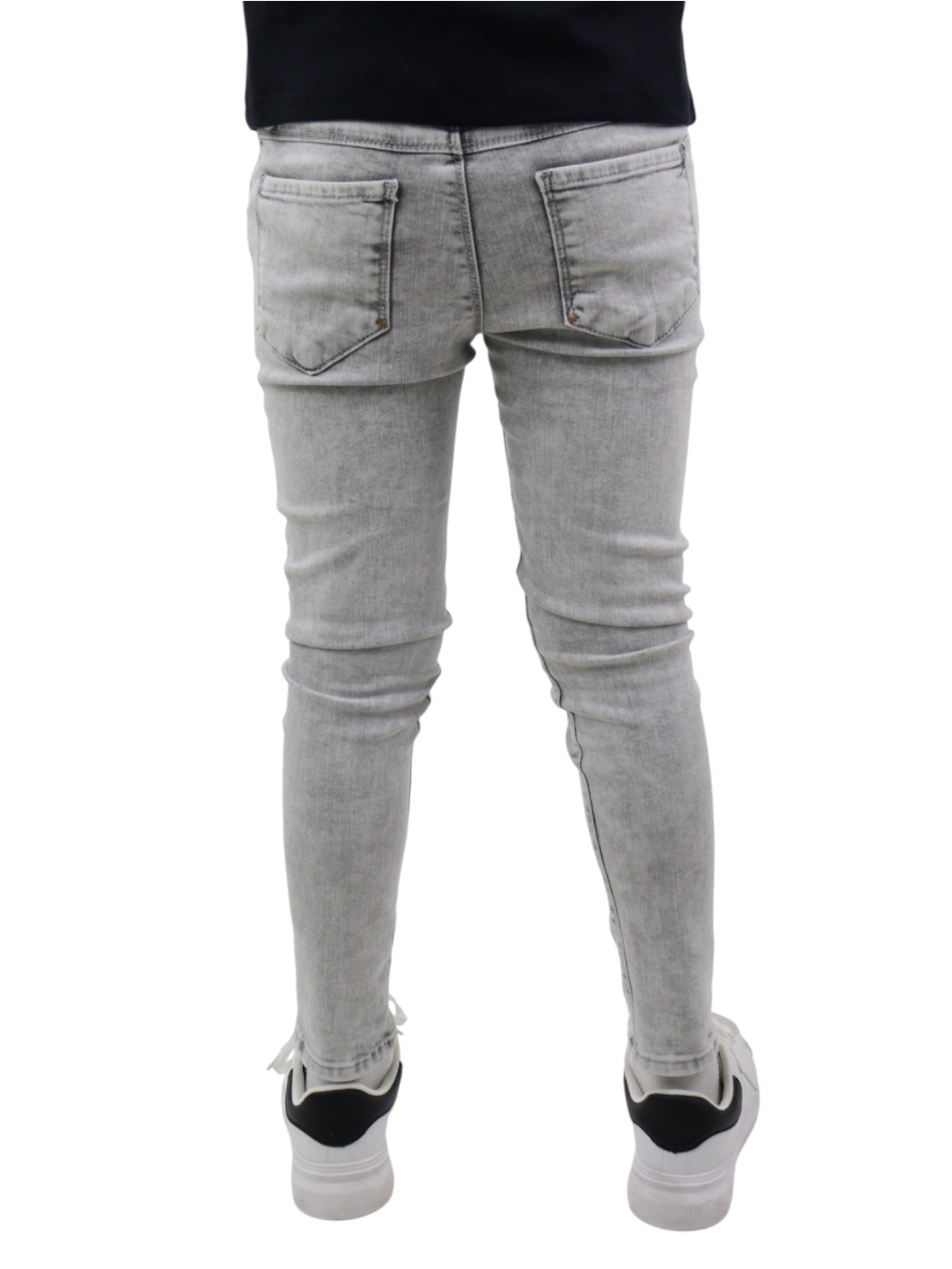 Jeans skinny gris
