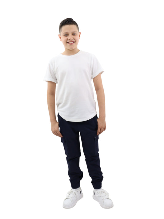 Jogger tipo pants azul marino