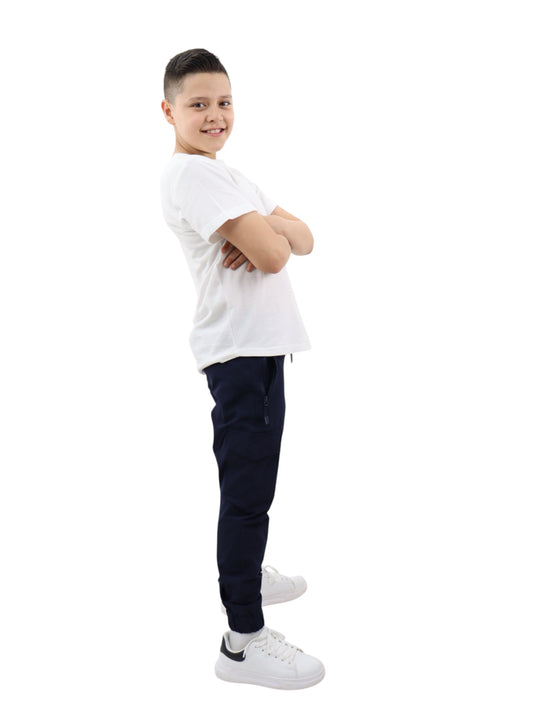 Jogger tipo pants azul marino