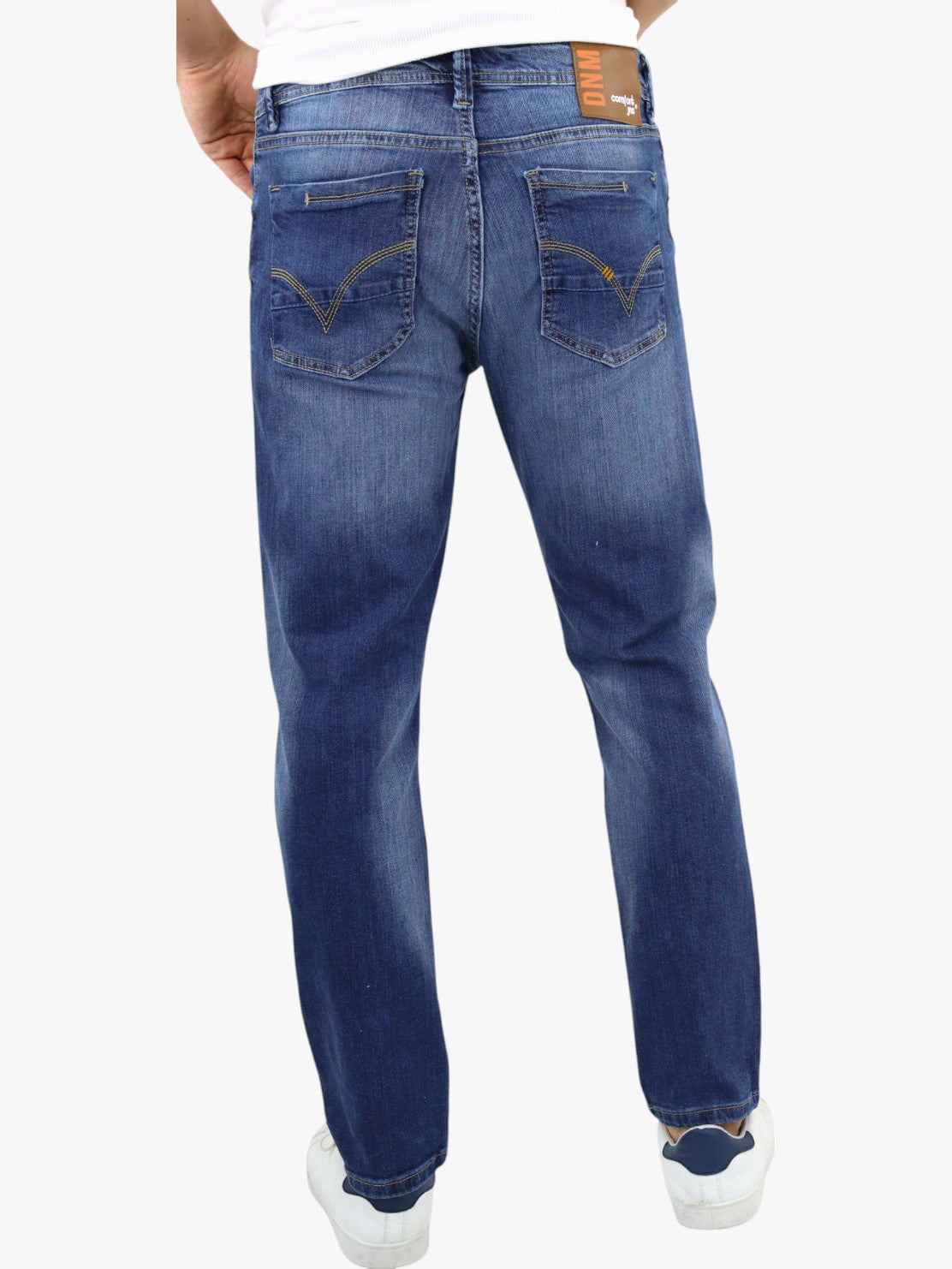 Jeans slim/skinny con destrucción