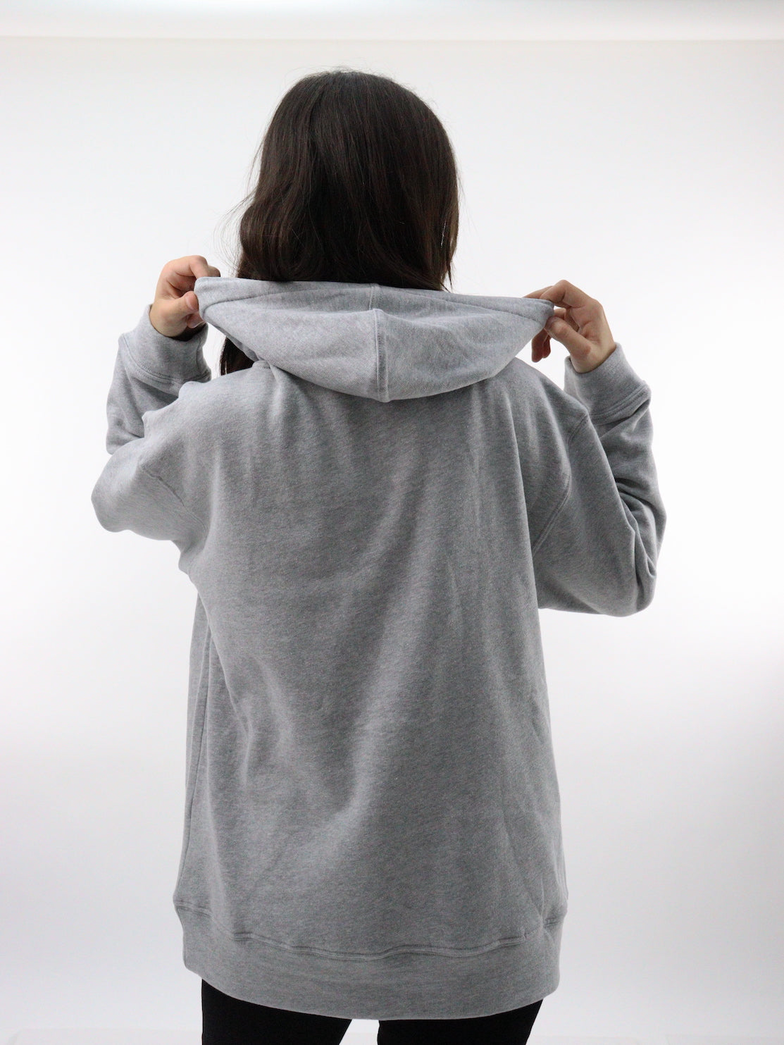 Sudadera oversize de color gris