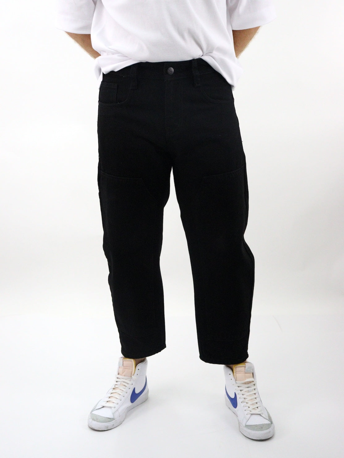 Jeans loose de color negro