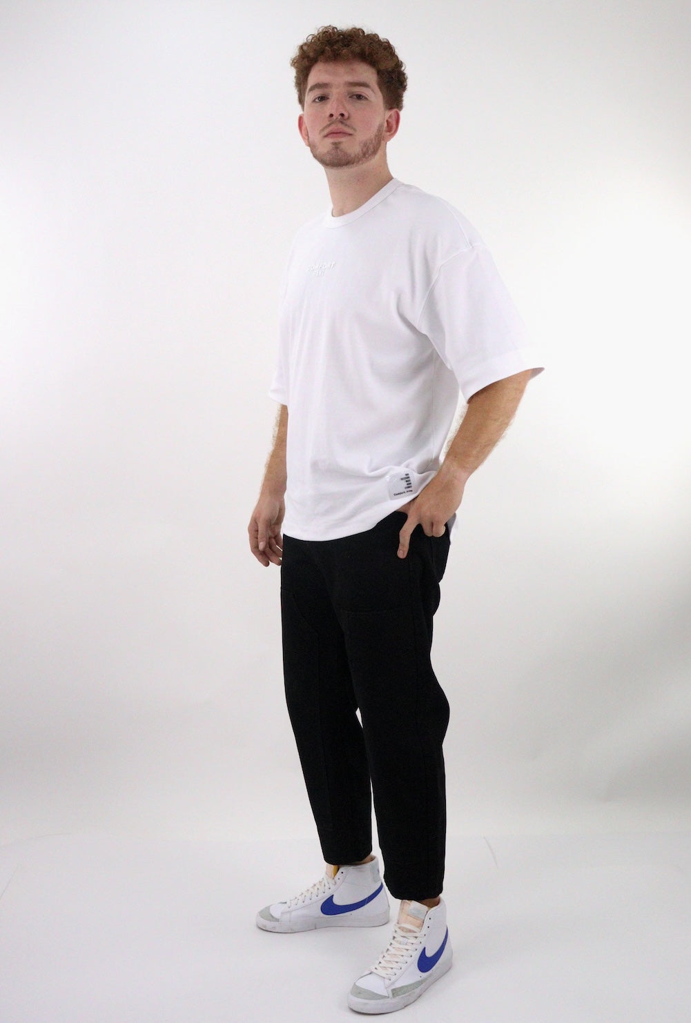 Jeans loose de color negro