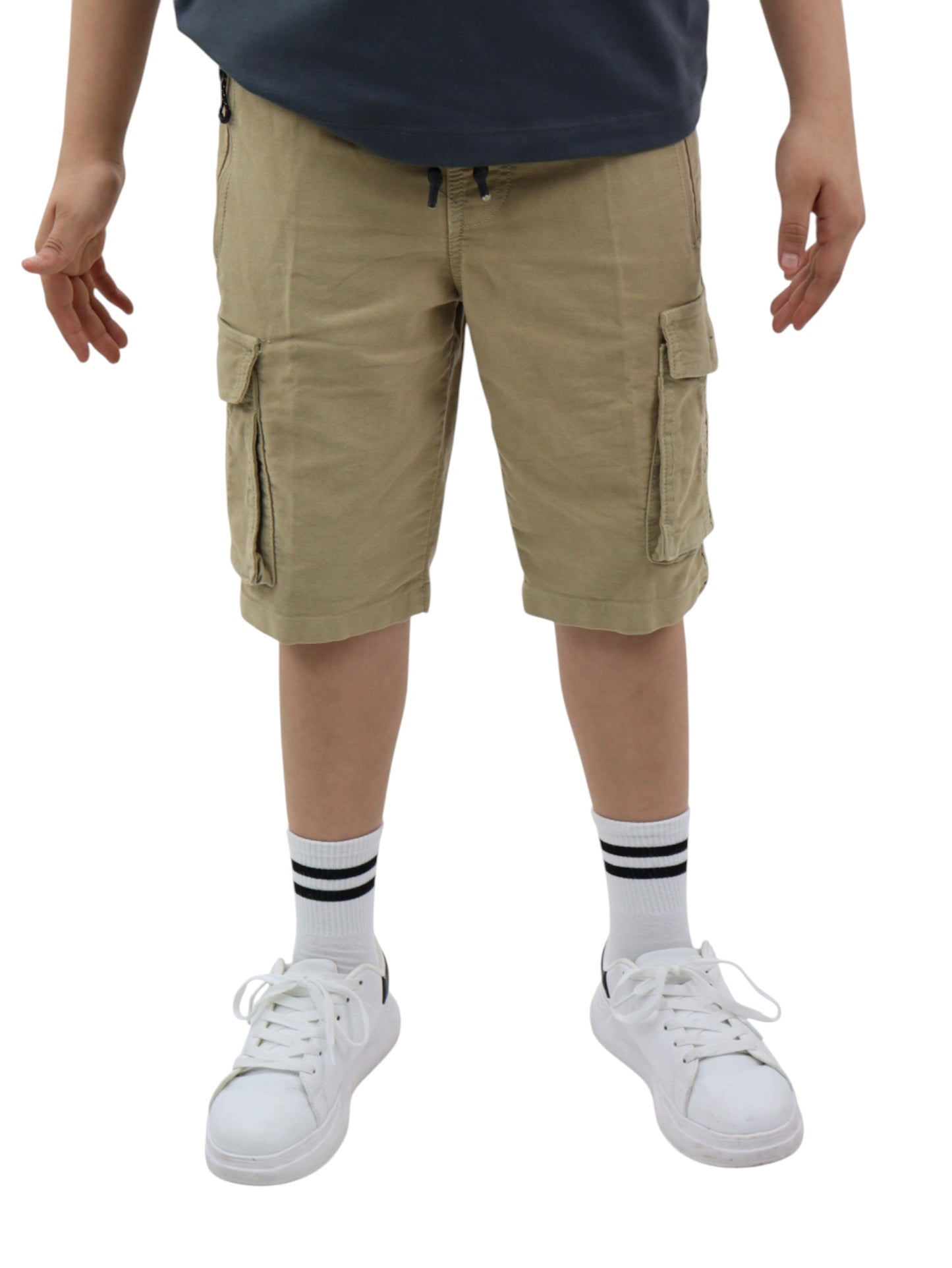 Bermuda cargo beige claro