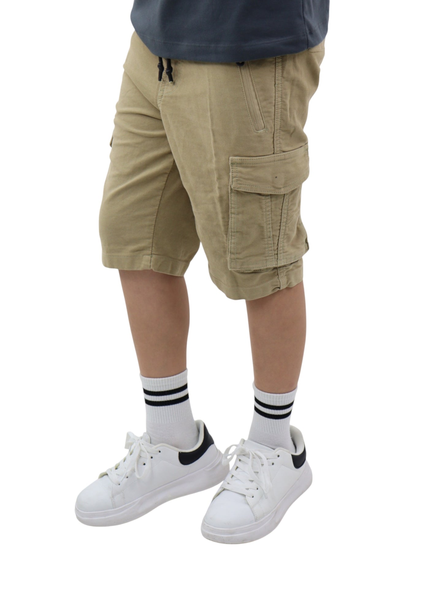 Bermuda cargo beige claro