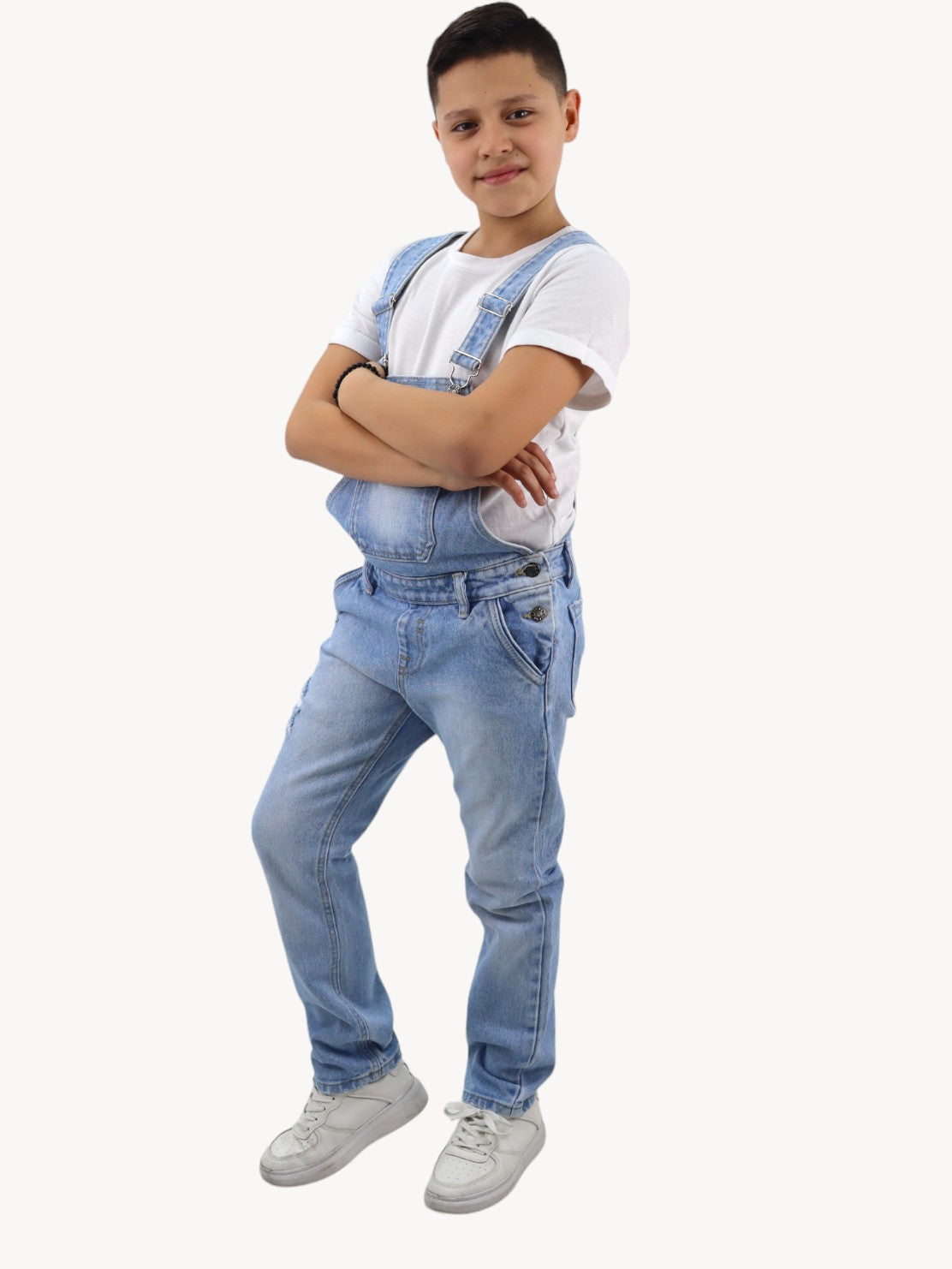 Peto con destrucción azul claro