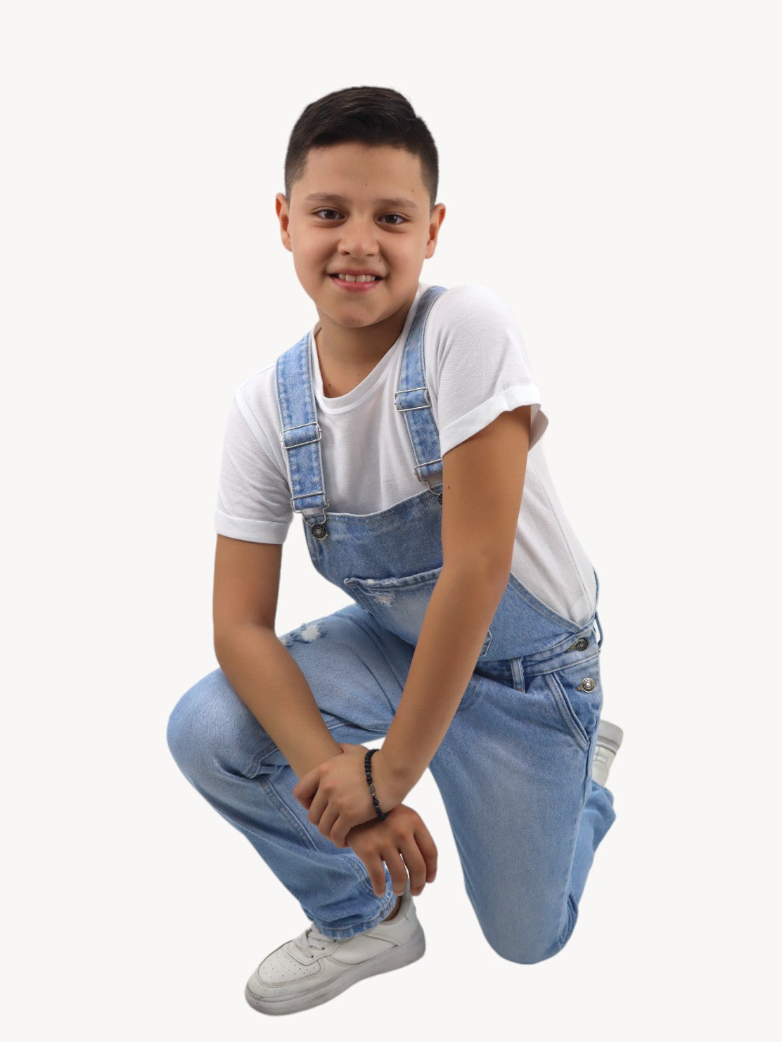 Peto con destrucción azul claro