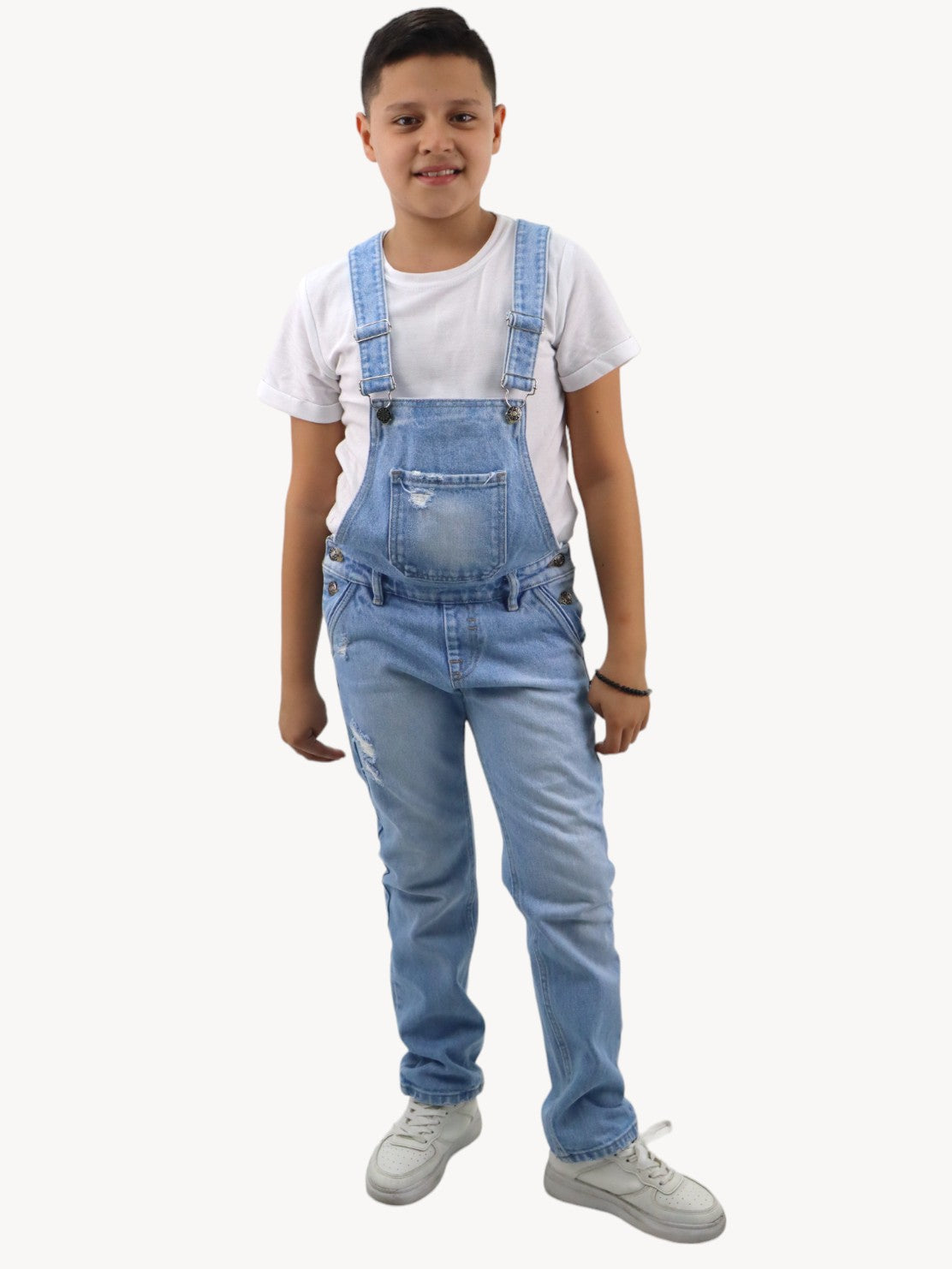 Peto con destrucción azul claro