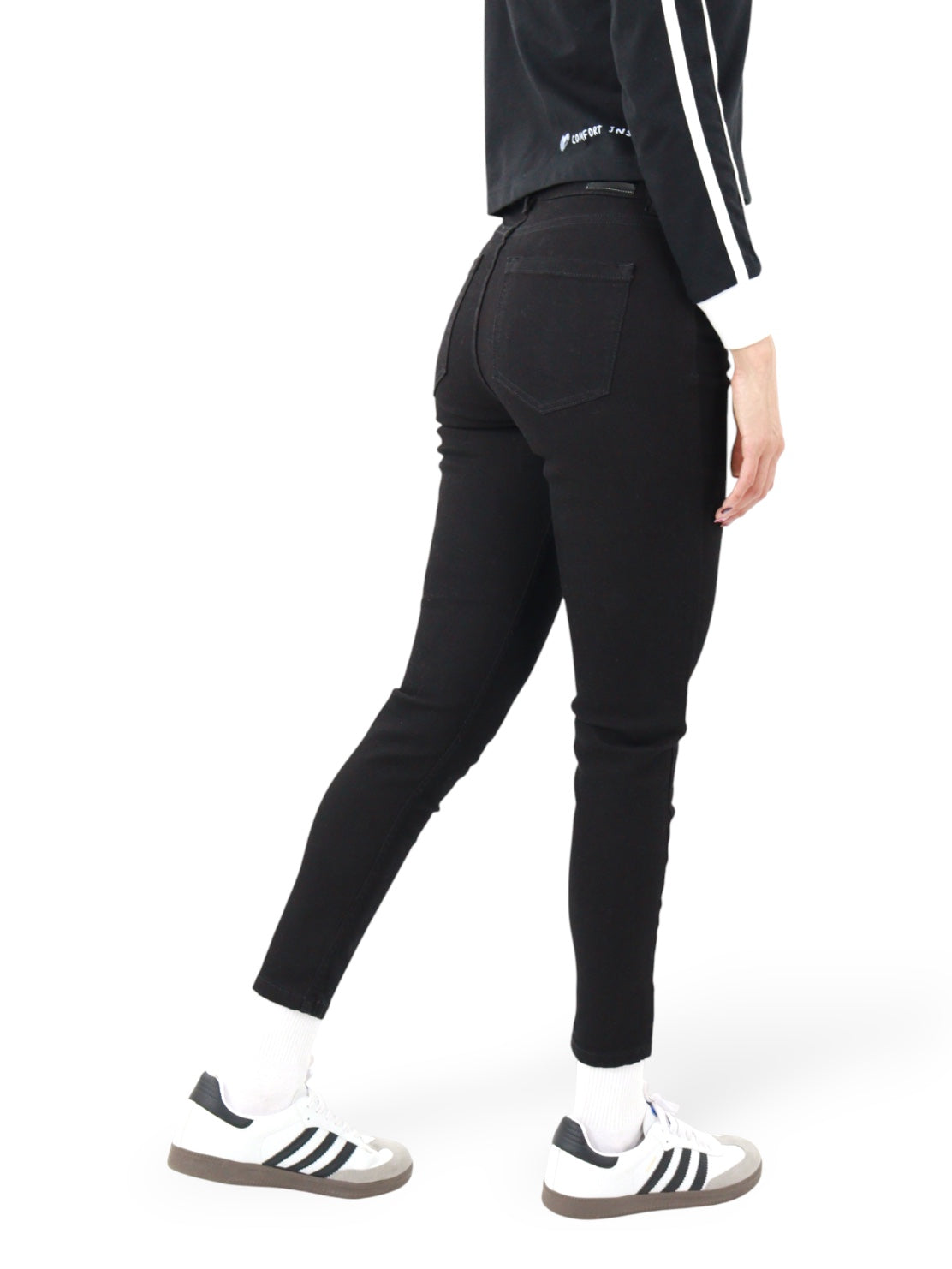 Jeans Skinny Tiro-Medio