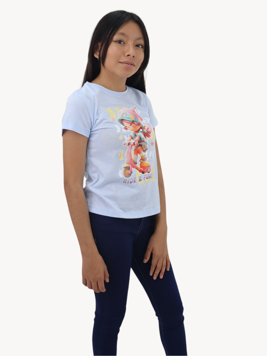 Jeans skinny de color azul oscuro