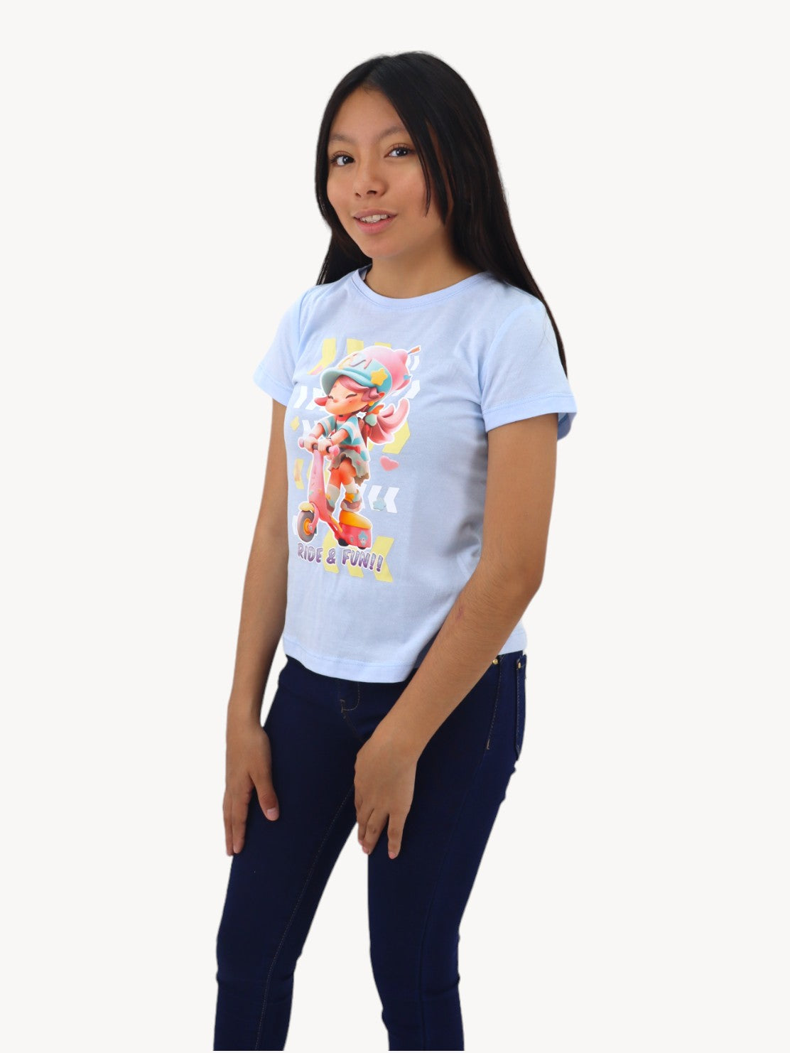 Jeans skinny de color azul oscuro