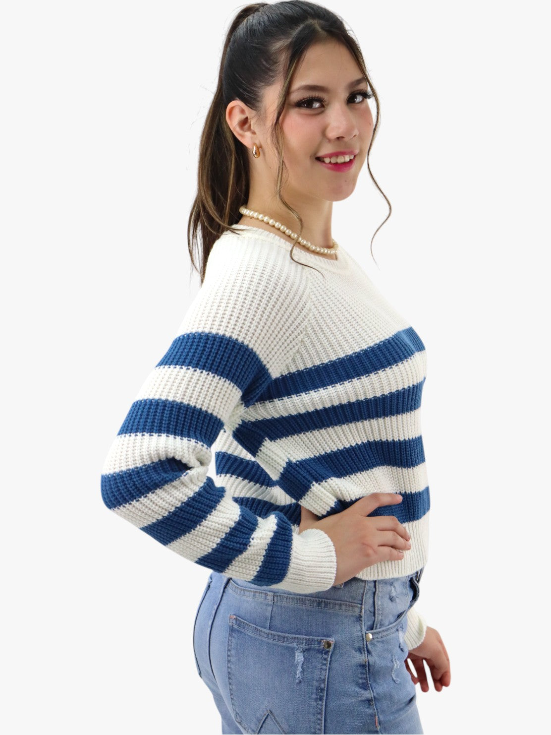 Suéter a rayas