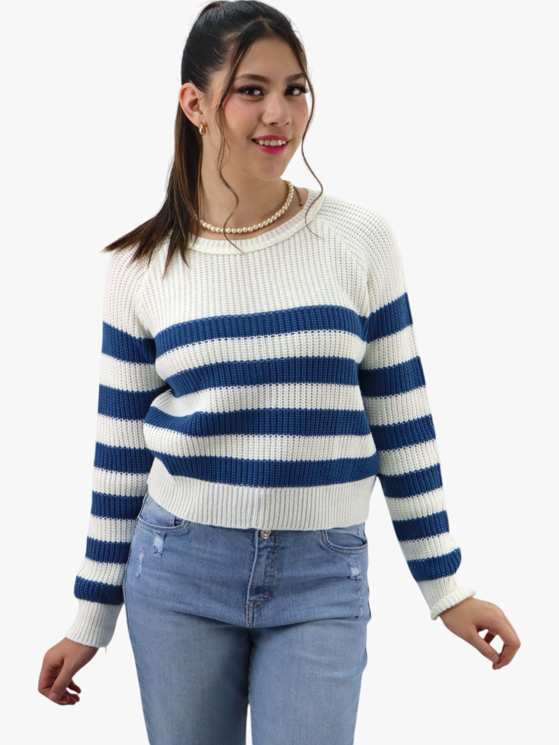 Suéter a rayas