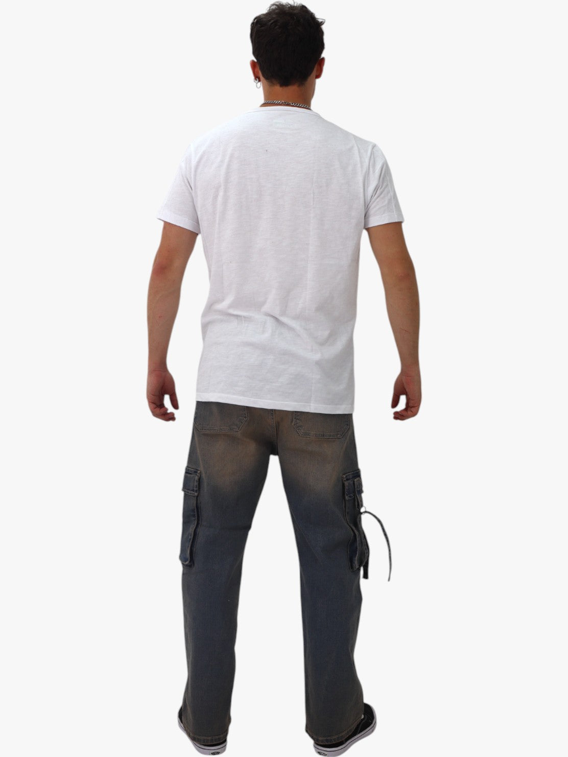 Jeans estilo baggy deslavado