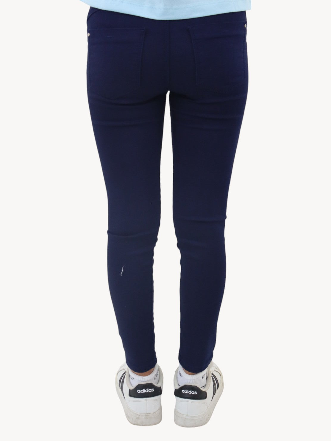 Jeans skinny de color azul marino