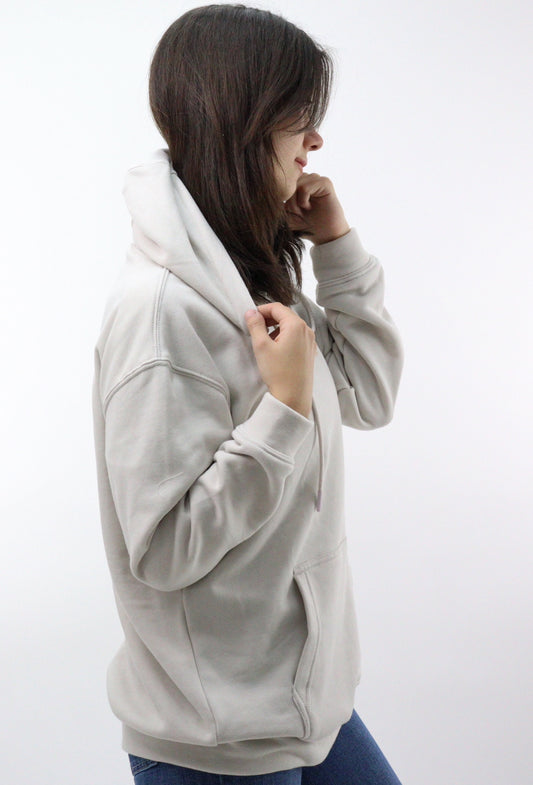 Sudadera oversize de color arena