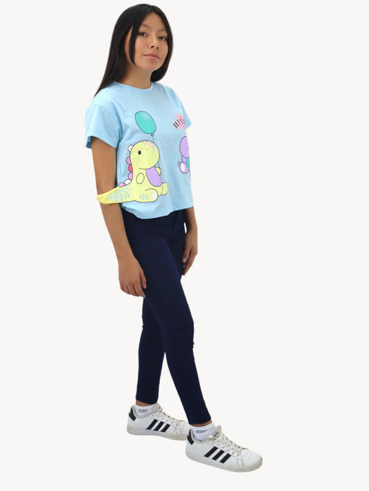 Jeans skinny de color azul marino