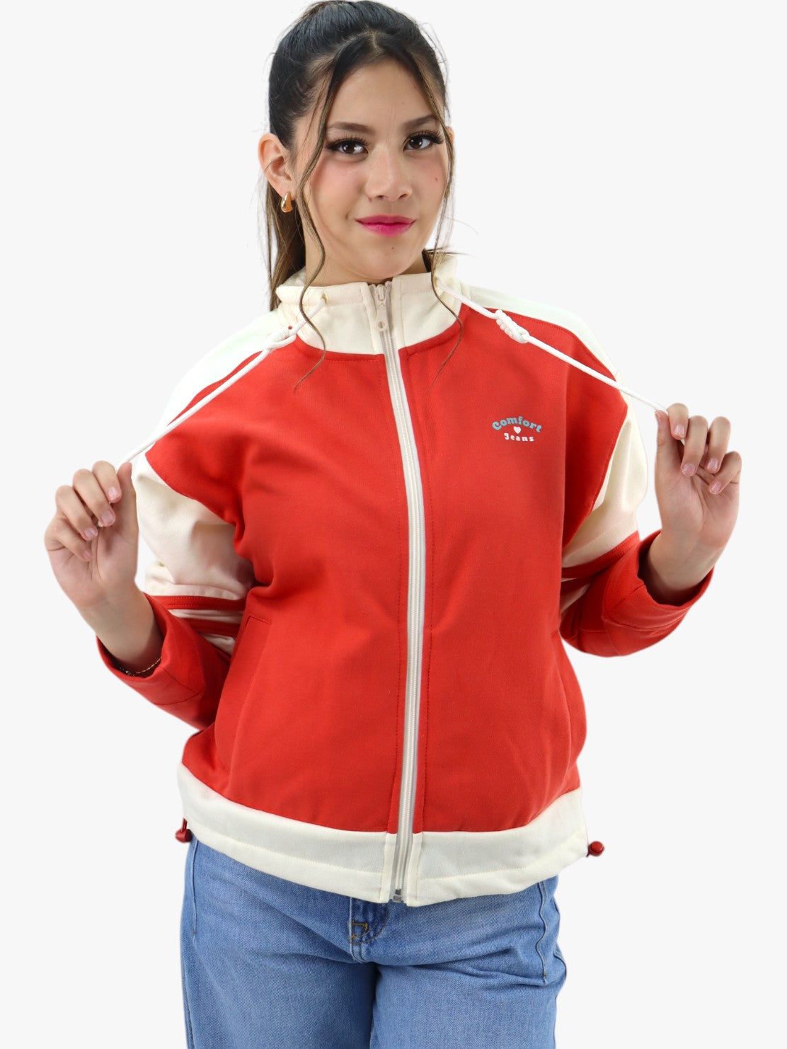 Chaqueta con detalle de rayas laterales en la manga