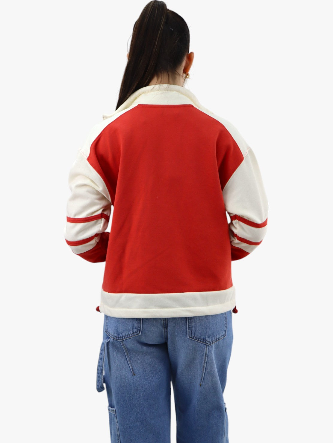 Chaqueta con detalle de rayas laterales en la manga