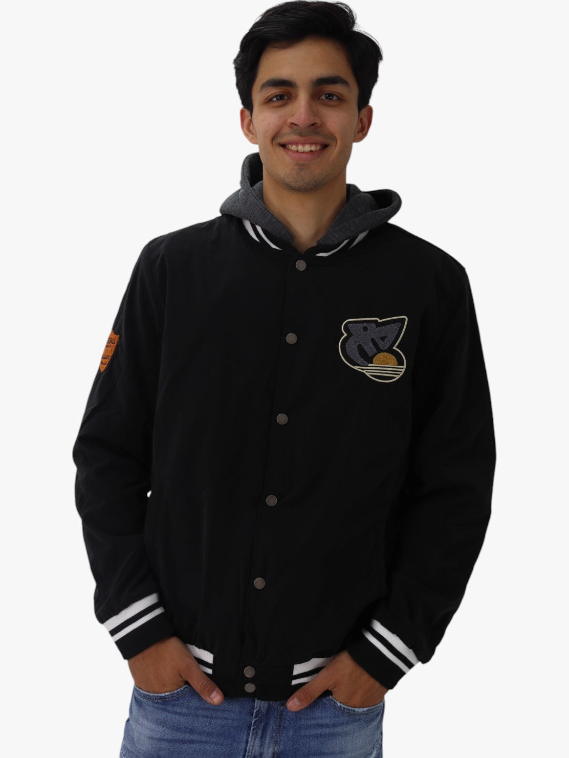 Chamarra bomber-Negro