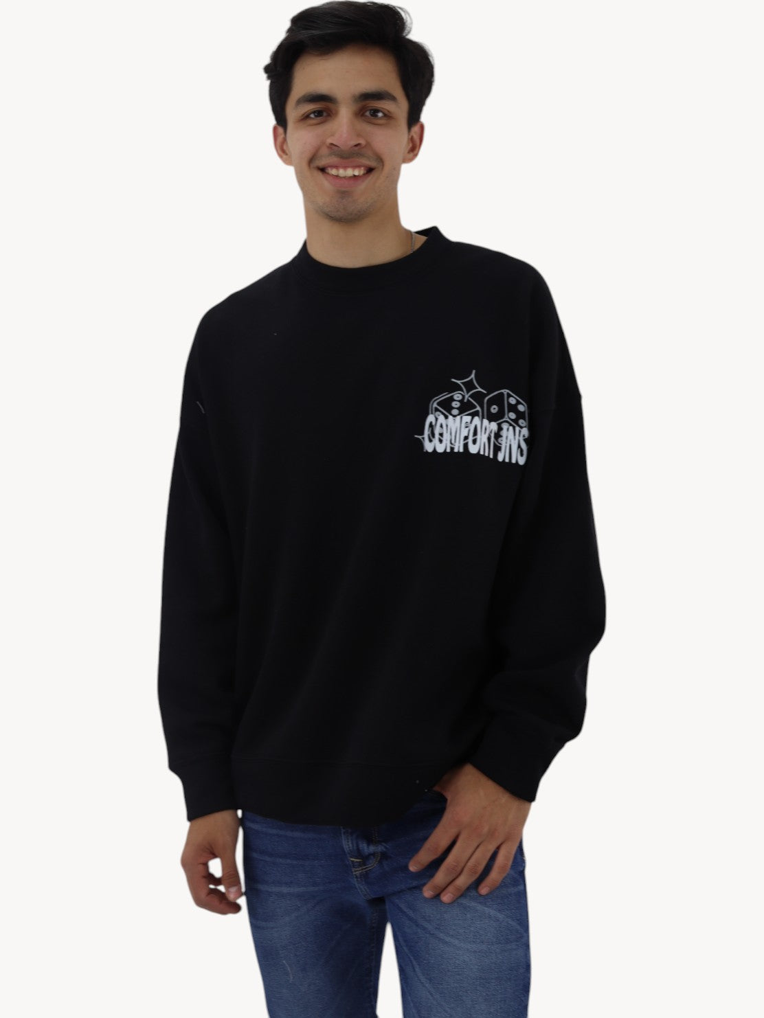 Sudadera oversize con estampado