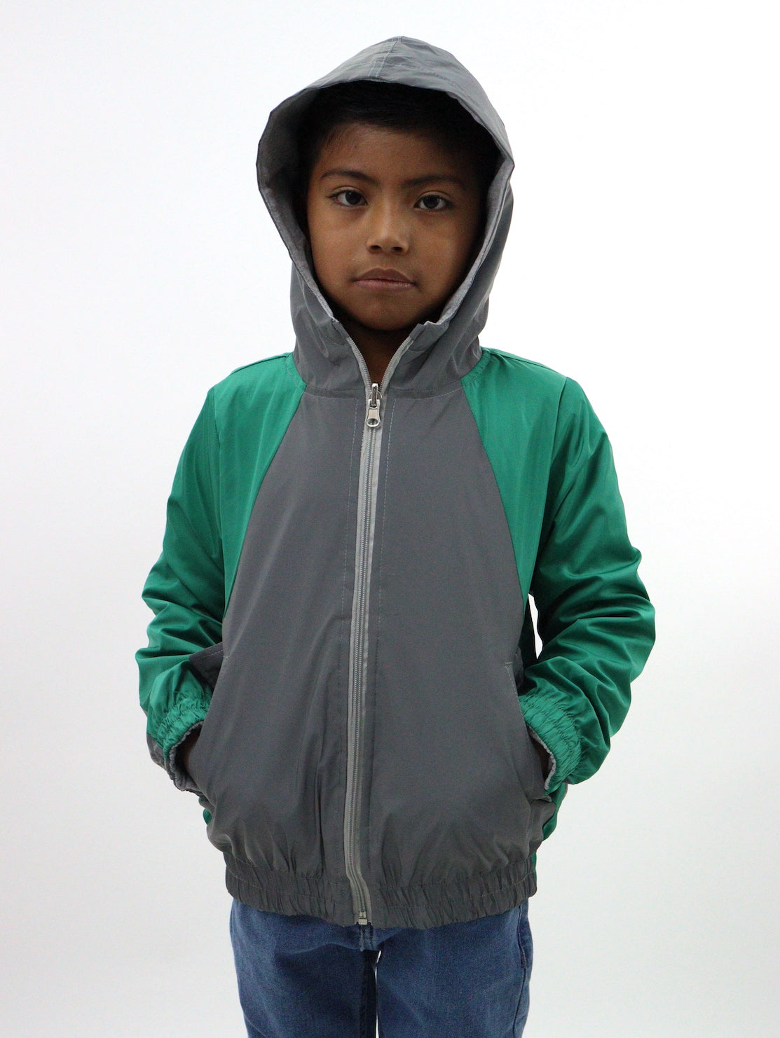 Chamarra rompevientos doble vista