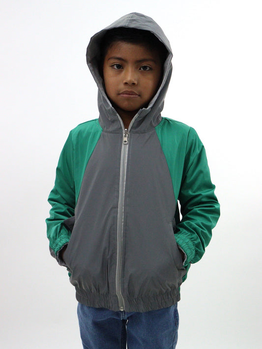 Chamarra rompevientos doble vista