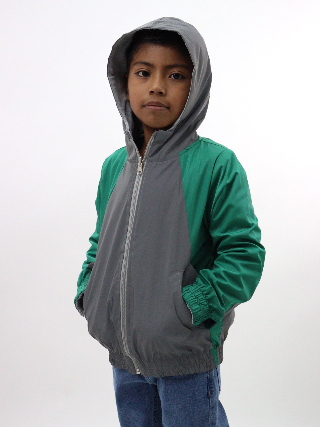 Chamarra rompevientos doble vista