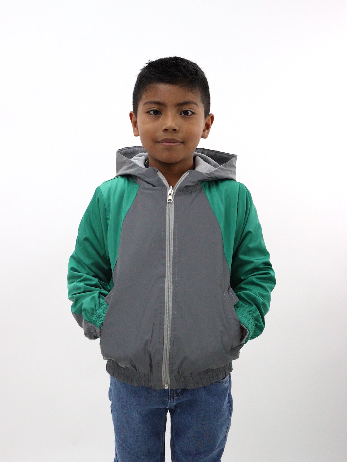 Chamarra rompevientos doble vista