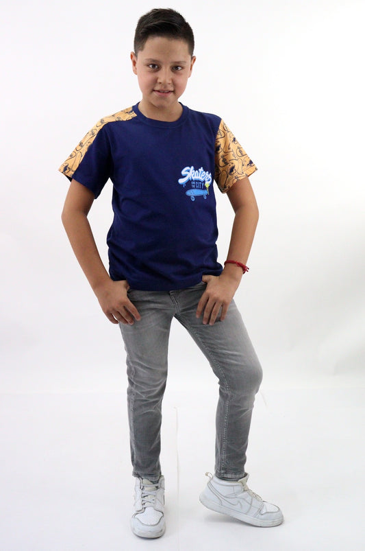 Jeans skinny de color gris claro