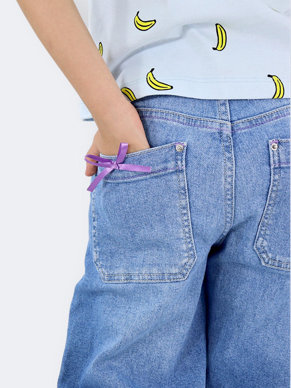 Jeans Wide Leg Cargo