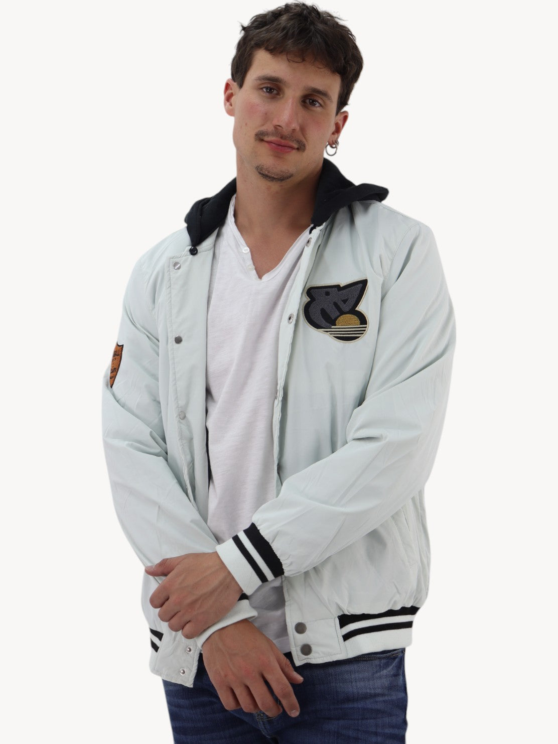 Chamarra bomber-Blanco